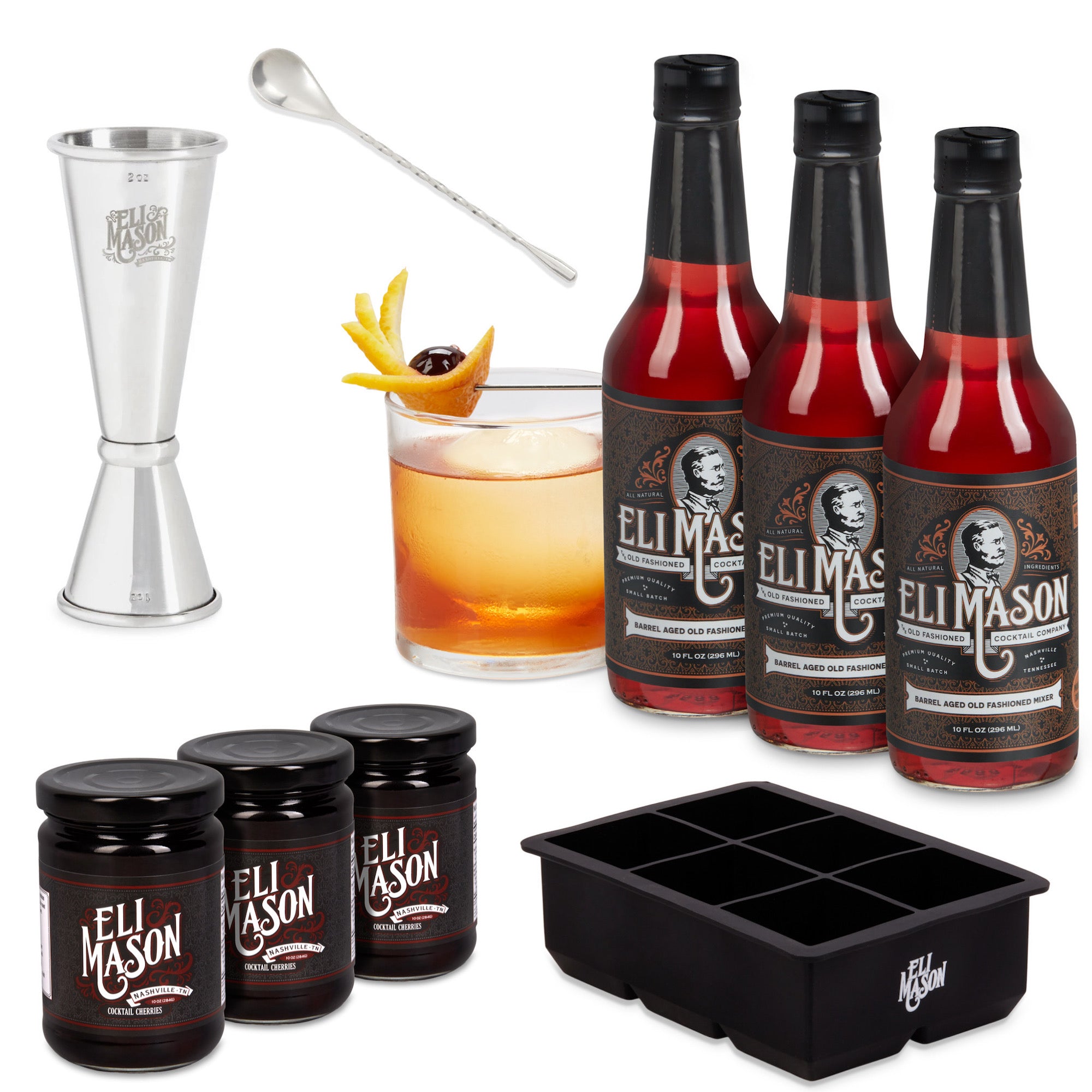 *new* Barrel Aged Old Fashioned Bar Kit Eli Mason