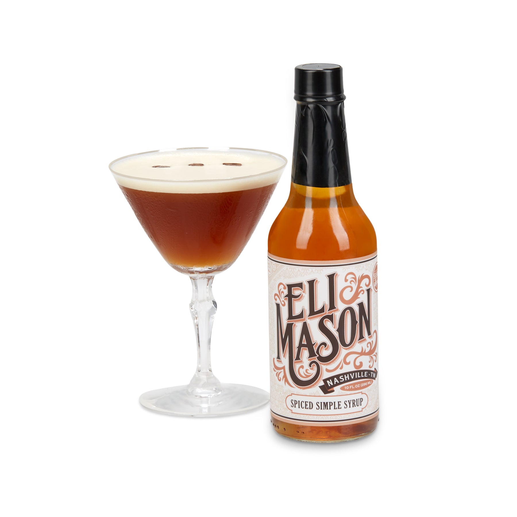 Spiced Simple Syrup (10oz Bottle) Eli Mason